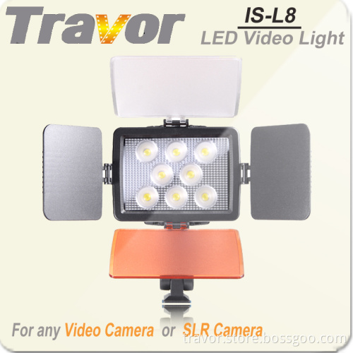 Is-L8 LED Video Light for DC and DV